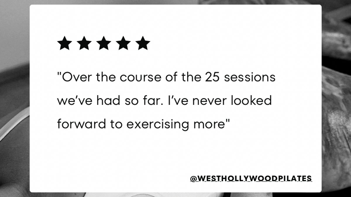 A client testimonial about how mindful Pilates has transformed their life.